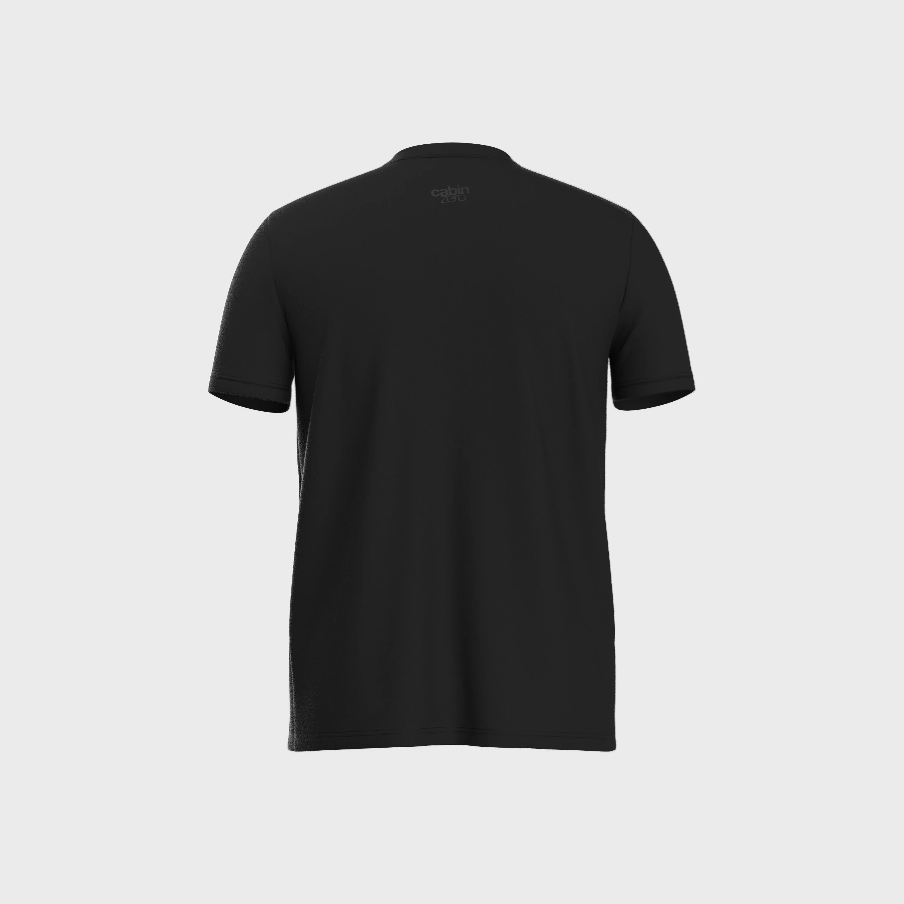 Ultralight Travel T-shirt - Absolute Black - Image 10