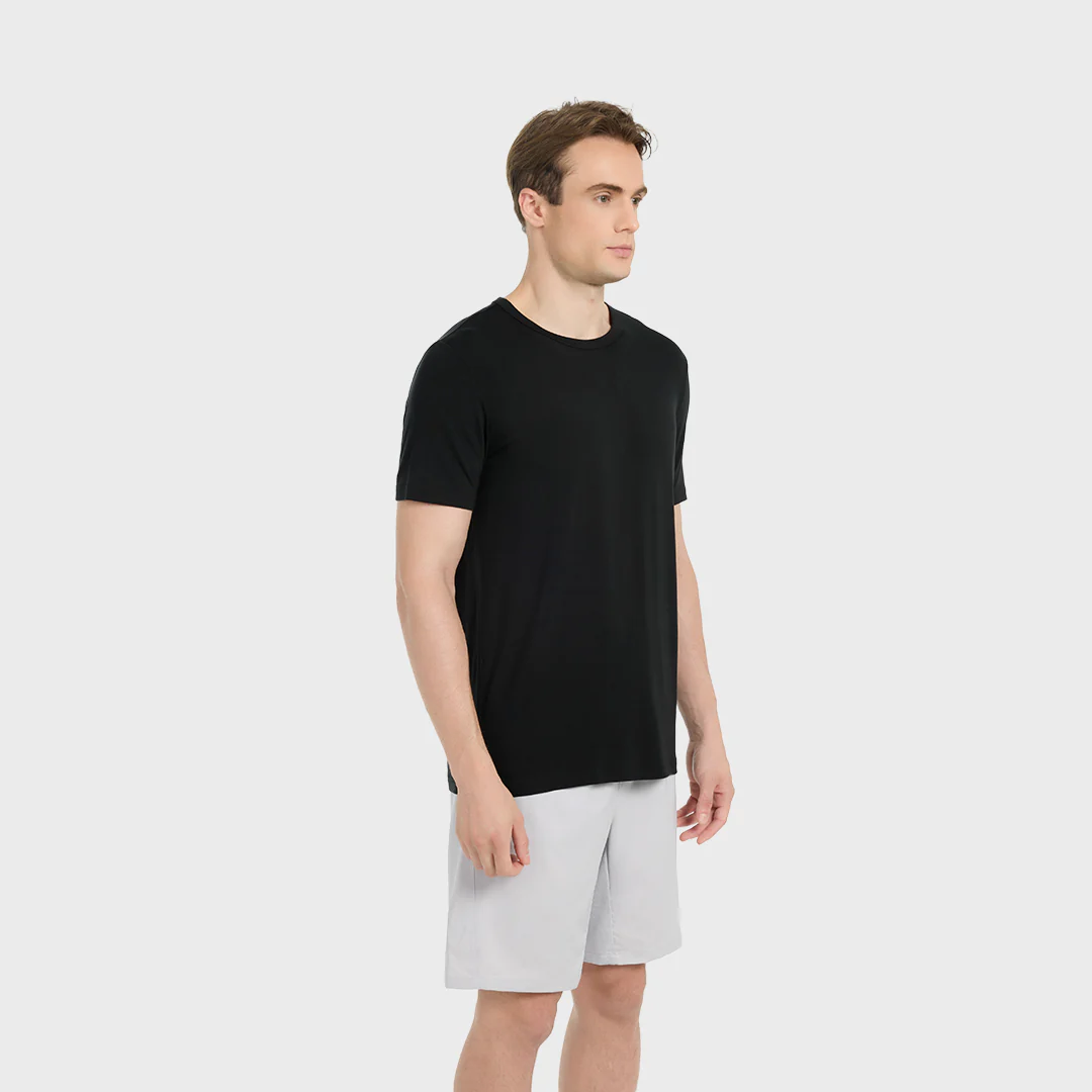 Ultralight Travel T-shirt - Absolute Black - Image 3
