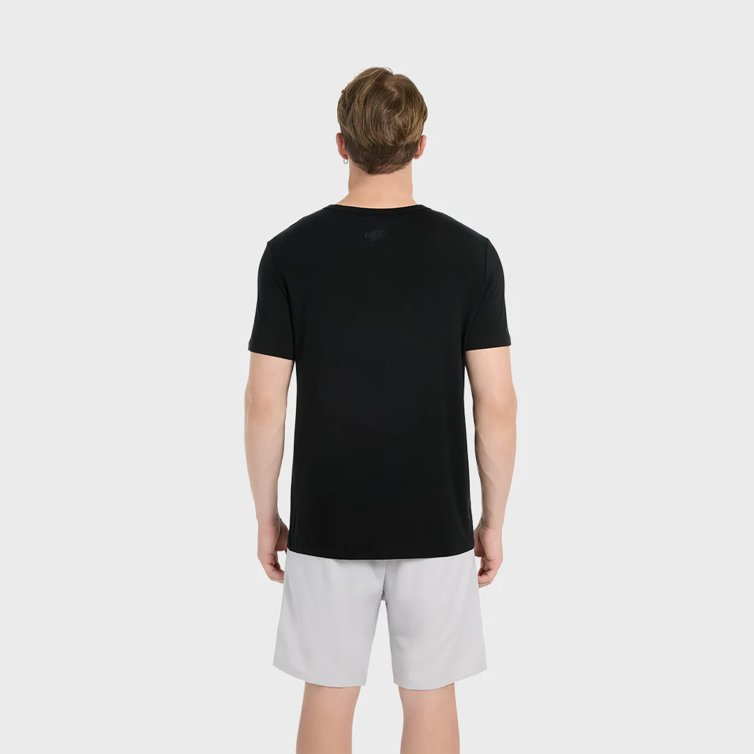 Ultralight Travel T-shirt - Absolute Black - Image 5